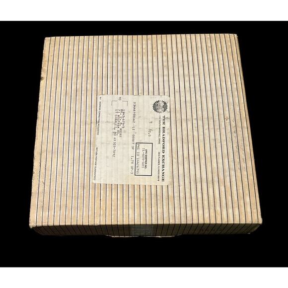 Asian Elephant Collector Plate Original Package Fine China 1991 COA Will Nelson - Picture 5 of 5